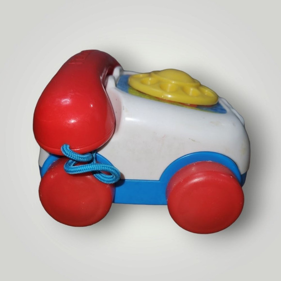 2000 Fisher Price Pull Along Chatter Phone Classic Toddler Baby Toy  Mattel - Picture 5 of 12